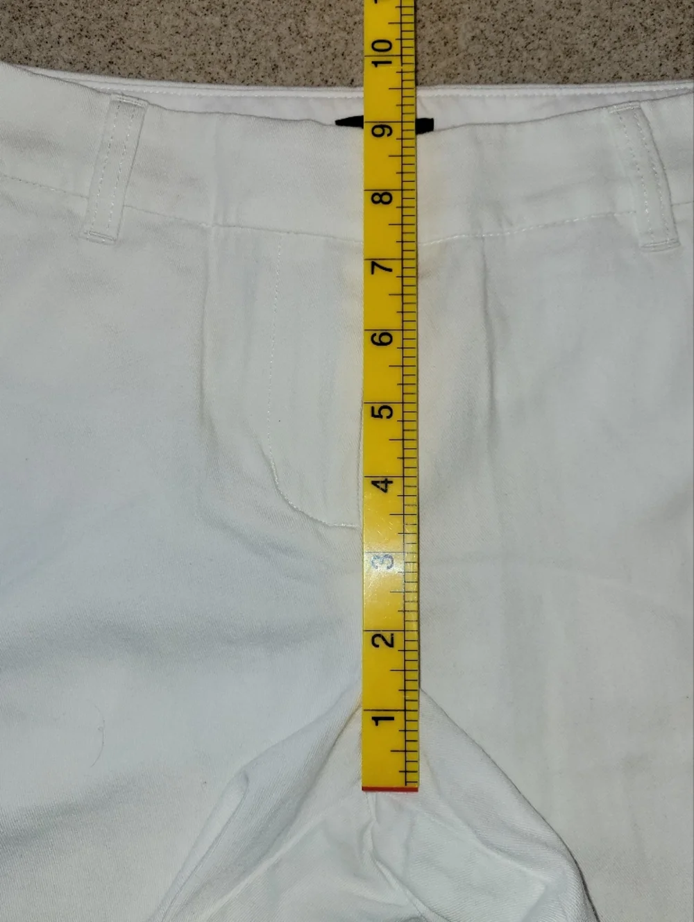 J. Crew White Cotton Casual Shorts Size 4 - Picture 5 of 8